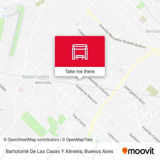 Bartolomé De Las Casas Y Almeira map