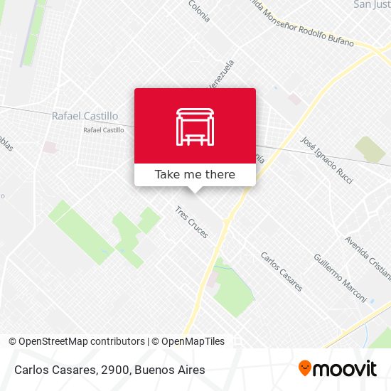 Carlos Casares, 2900 map