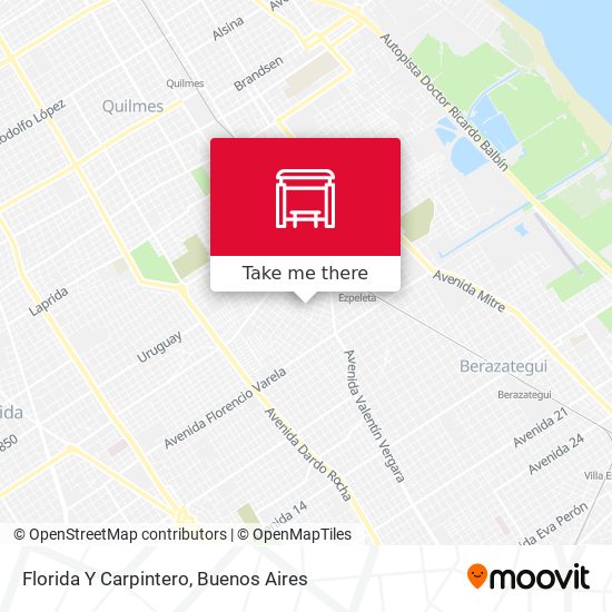 Mapa de Florida Y Carpintero