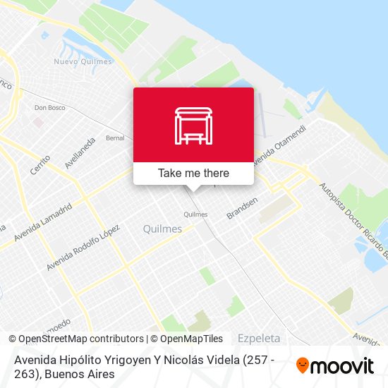 Mapa de Avenida Hipólito Yrigoyen Y Nicolás Videla (257 - 263)