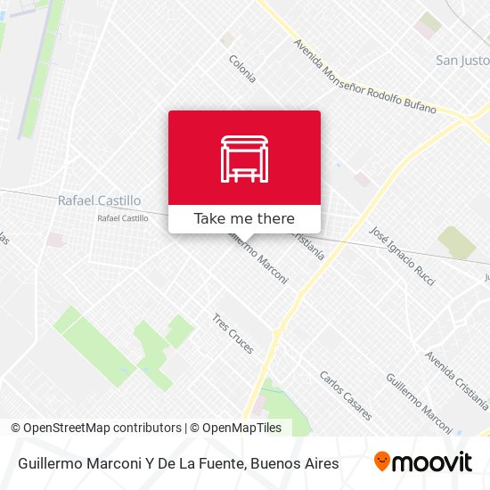 Guillermo Marconi Y De La Fuente map