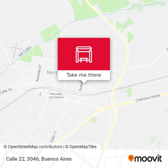 Mapa de Calle 22, 3046