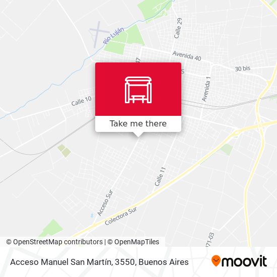 Acceso Manuel San Martín, 3550 map