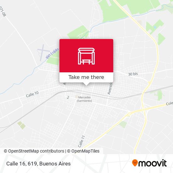 Mapa de Calle 16, 619