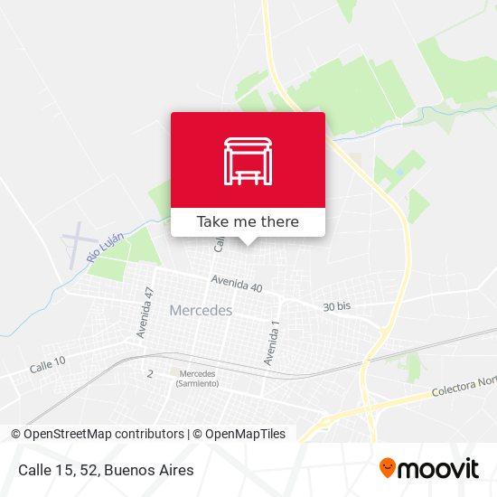 Mapa de Calle 15, 52