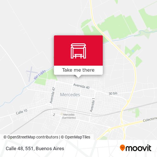 Mapa de Calle 48, 551