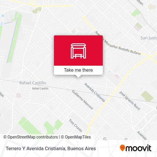 Terrero Y Avenida Cristianía map