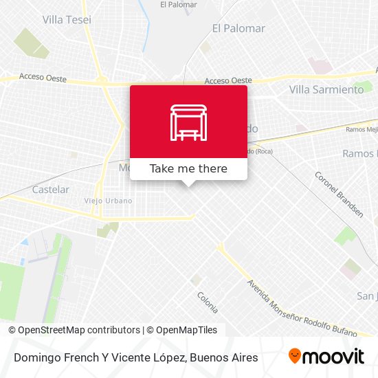 Mapa de Domingo French Y Vicente López