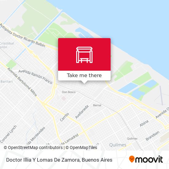 Doctor Illia Y Lomas De Zamora map