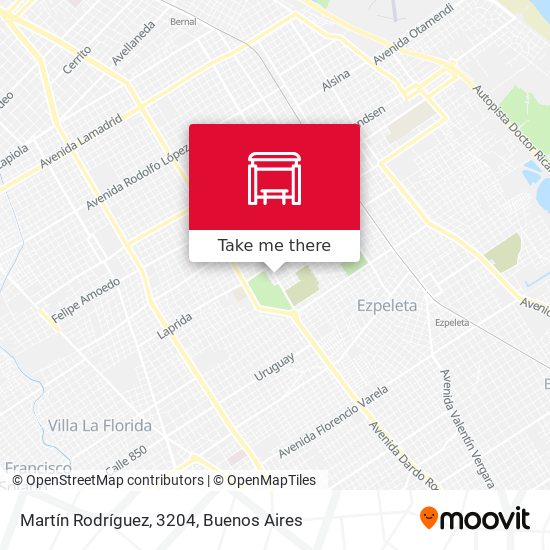 Martín Rodríguez, 3204 map