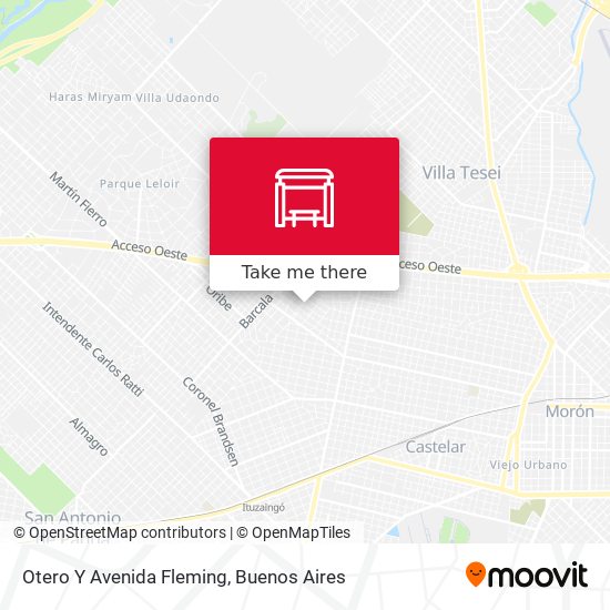 Mapa de Otero Y Avenida Fleming