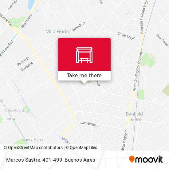 Marcos Sastre, 401-499 map