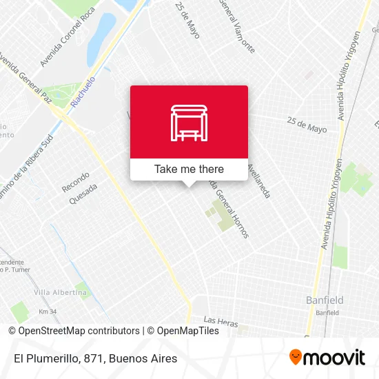 El Plumerillo, 871 map