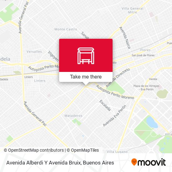 Mapa de Avenida Alberdi Y Avenida Bruix
