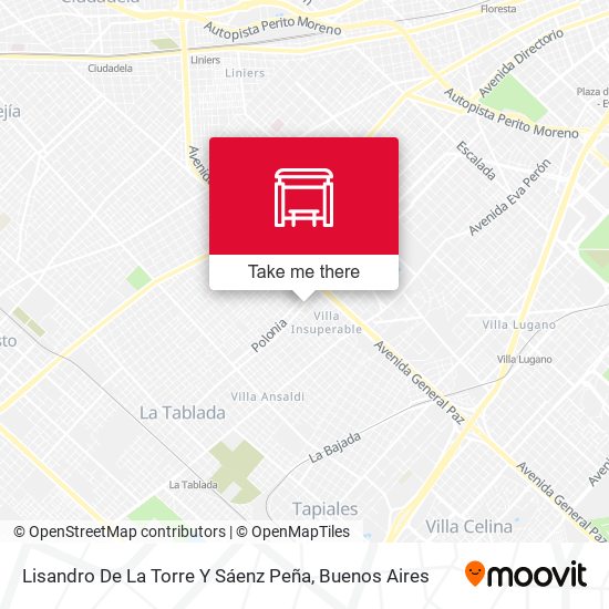 Lisandro De La Torre Y Sáenz Peña map