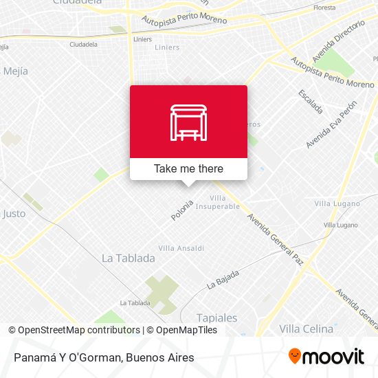 Mapa de Panamá Y O'Gorman