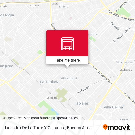 Lisandro De La Torre Y Calfucura map