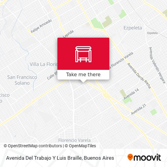 Mapa de Avenida Del Trabajo Y Luis Braille