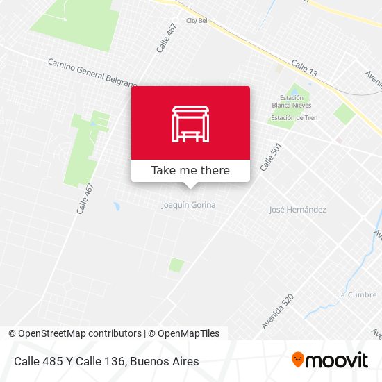 Calle 485 Y Calle 136 map