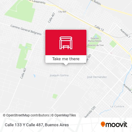 Calle 133 Y Calle 487 map