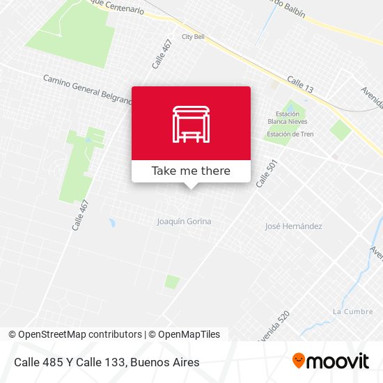 Calle 485 Y Calle 133 map