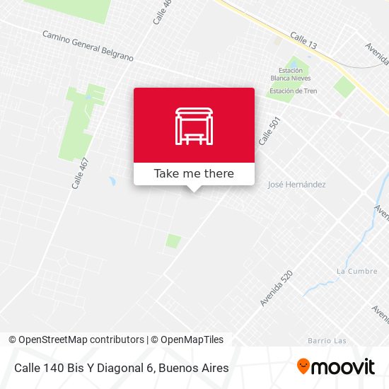 Calle 140 Bis Y Diagonal 6 map