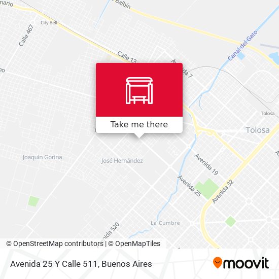 Avenida 25 Y Calle 511 map