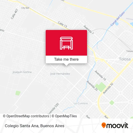 Colegio Santa Ana map