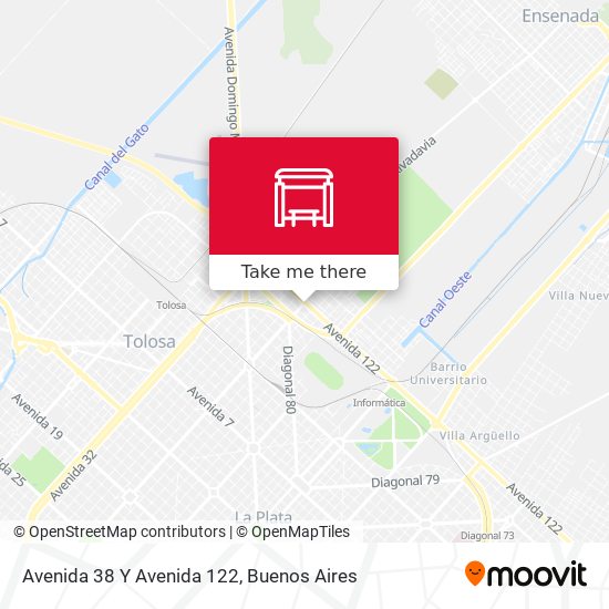 Mapa de Avenida 38 Y Avenida 122