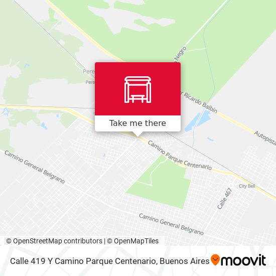 Mapa de Calle 419 Y Camino Parque Centenario