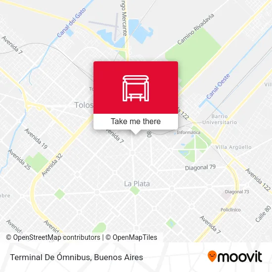 Terminal De Ómnibus map