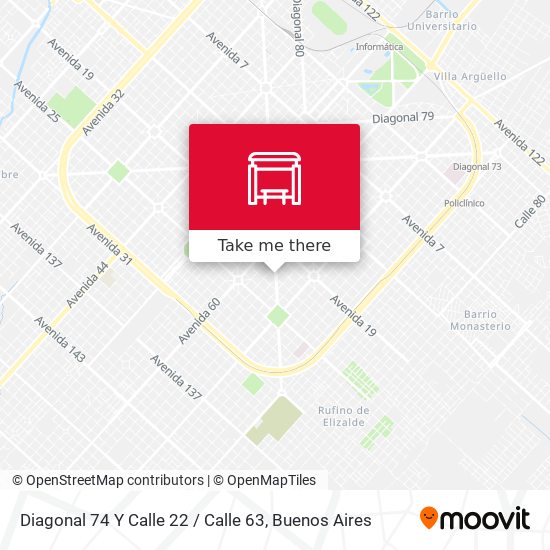 Diagonal 74 Y Calle 22 / Calle 63 map