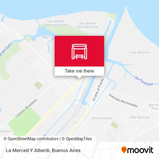 La Merced Y Alberdi map