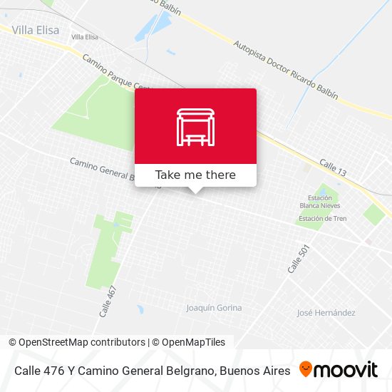 Calle 476 Y Camino General Belgrano map