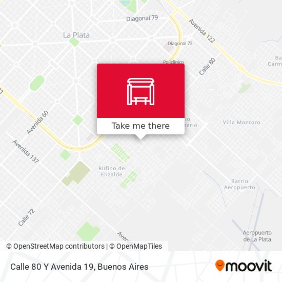 Mapa de Calle 80 Y Avenida 19