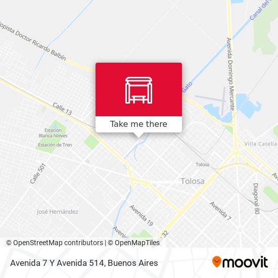 Mapa de Avenida 7 Y Avenida 514