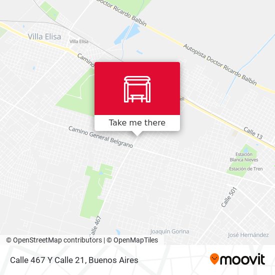 Calle 467 Y Calle 21 map
