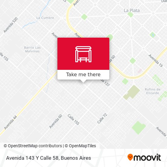 Mapa de Avenida 143 Y Calle 58