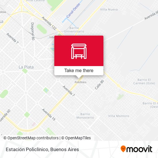 Mapa de Estación Policlínico