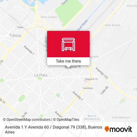 Avenida 1 Y Avenida 60 / Diagonal 79 (338) map