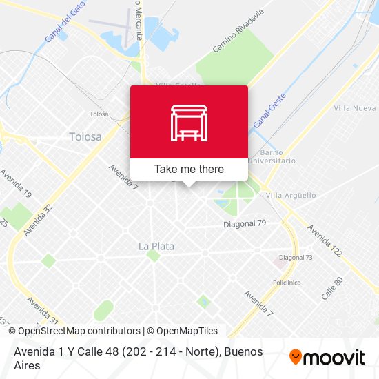 Avenida 1 Y Calle 48 (202 - 214 - Norte) map