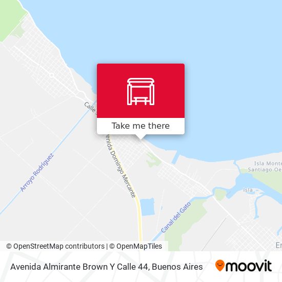 Avenida Almirante Brown Y Calle 44 map