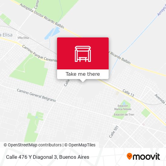 Calle 476 Y Diagonal 3 map