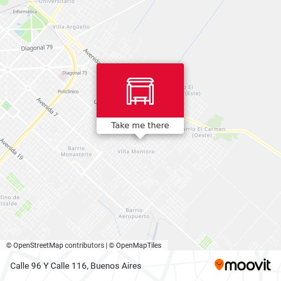 Calle 96 Y Calle 116 map