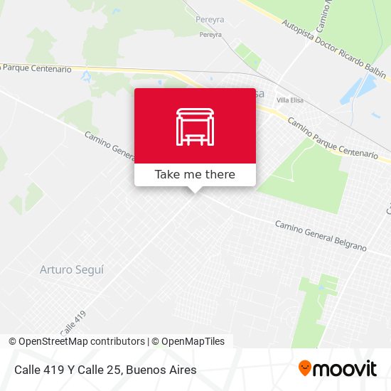 Calle 419 Y Calle 25 map