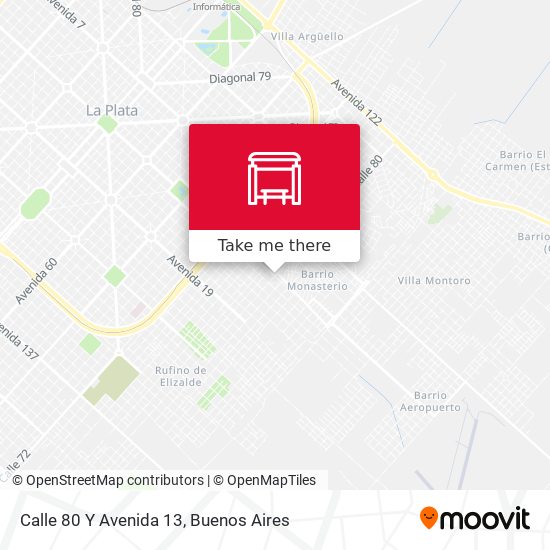 Calle 80 Y Avenida 13 map