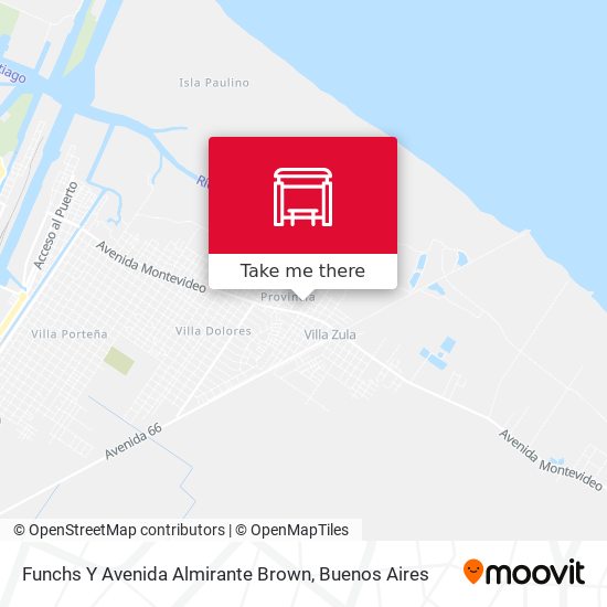 Mapa de Funchs Y Avenida Almirante Brown