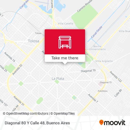 Mapa de Diagonal 80 Y Calle 48