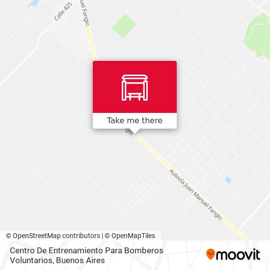 Mapa de Centro De Entrenamiento Para Bomberos Voluntarios