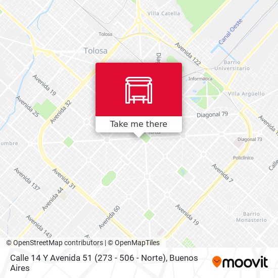 Calle 14 Y Avenida 51 (273 - 506 - Norte) map